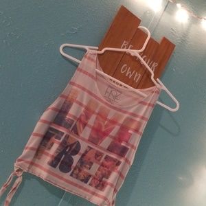 FRZ "live free" crop top🌌